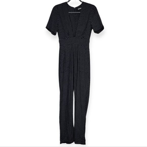 Reformation deep plunging v-neckline jumpsuit, xs - Picture 3 of 8